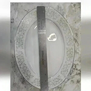 Vintage TAIHEI Japan Fine China Springtime Flower 12" Oval Serving Platter